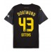 Borussia Dortmund Jamie Bynoe-Gittens #43 Venkovní Dres 2024-25 Krátkým Rukávem